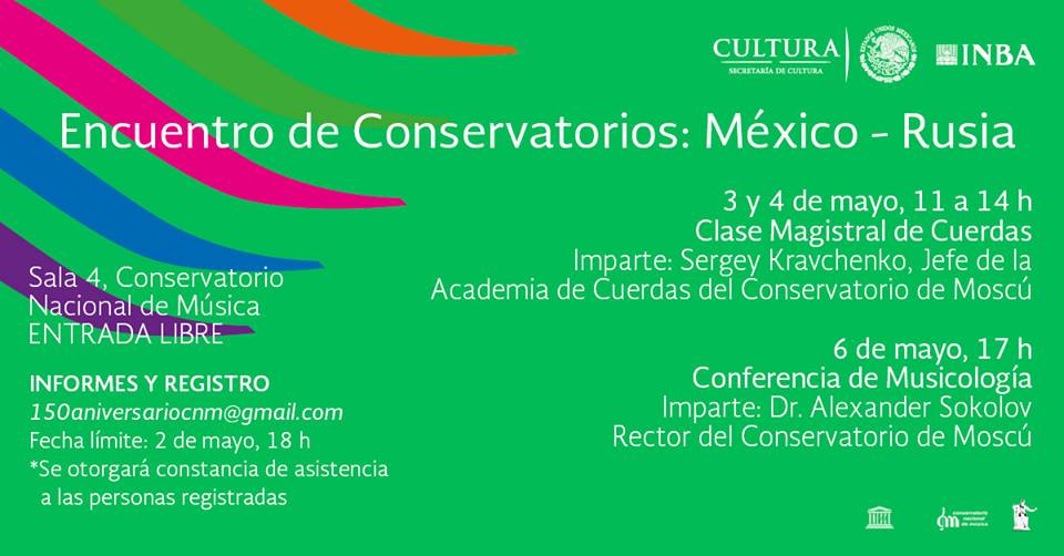 Los Conservatorios de México y Rusia“pilares fundamentales en el desarrollo musical de ambos países”: Alexander&nbsp;Sokolov