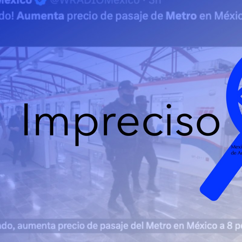 Precio del Metro CDMX no aumentó a 8&nbsp;pesos