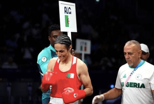Imane Khelif durante su primera victoria durante París 2024 - Imagen: Instagram