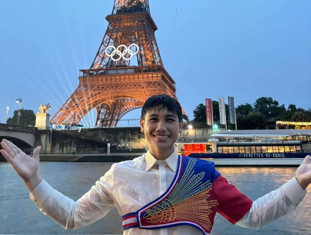 La boxeadora Hergie Bacyadan en París 2024. Foto: Instagram